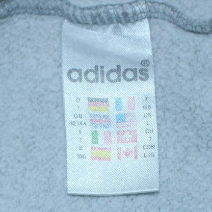 Adidas Women Grey Crew Neck Pullover Sweatshirt Size L