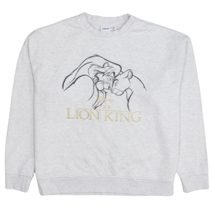 Disney Primark Women Grey Lion King Pullover Sweatshirt UK 12/14