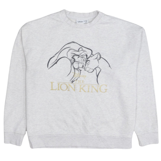 Disney Primark Women Grey Lion King Pullover Sweatshirt UK 12/14