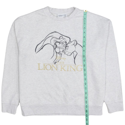 Disney Primark Women Grey Lion King Pullover Sweatshirt UK 12/14