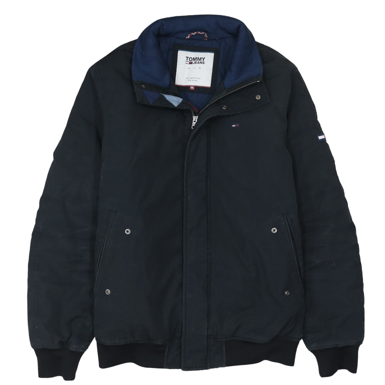 Tommy Jeans Men's Black 2XL Basic Windproof Jacket