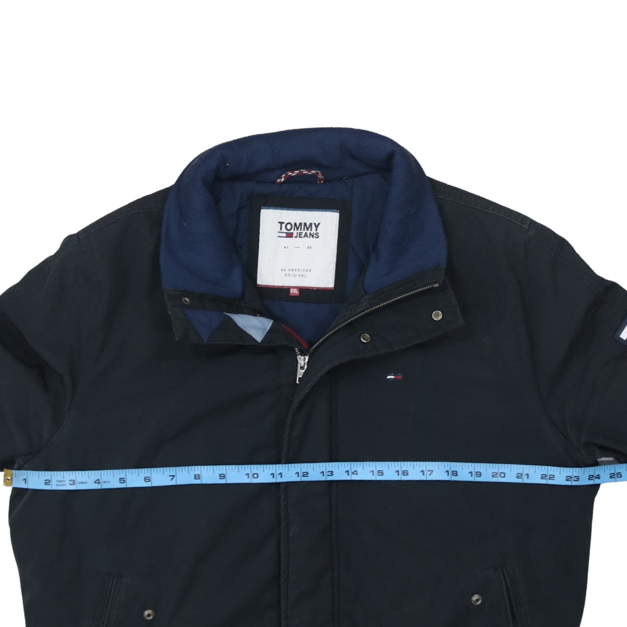 Tommy Jeans Men's Black 2XL Basic Windproof Jacket