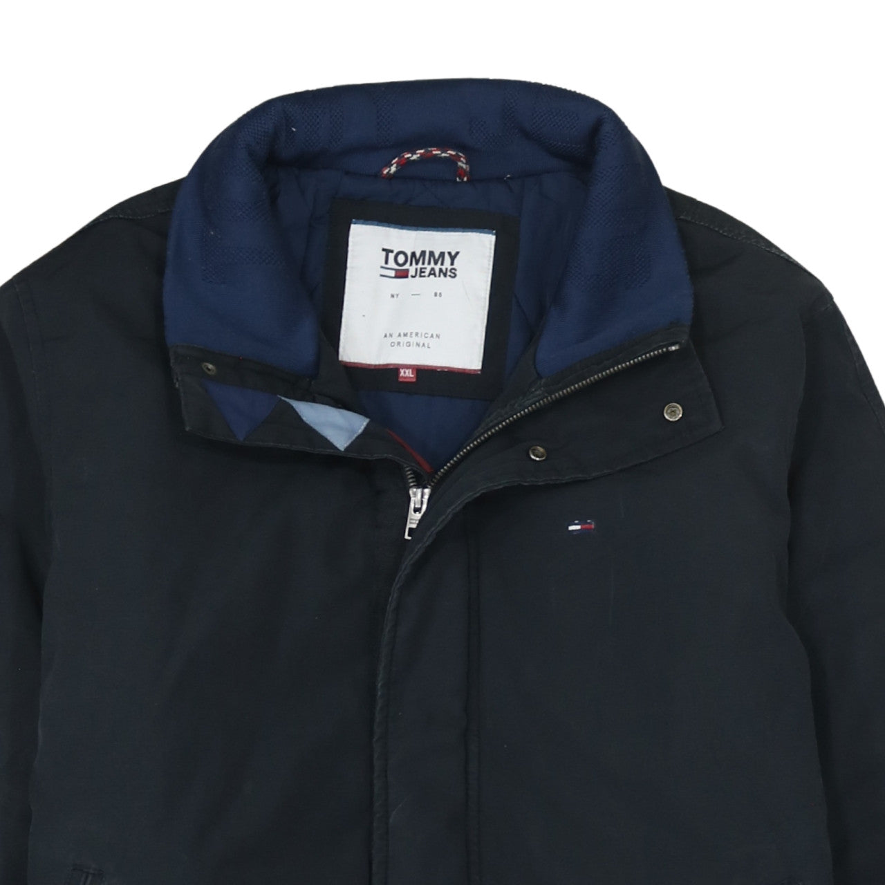 Tommy Jeans Men's Black 2XL Basic Windproof Jacket