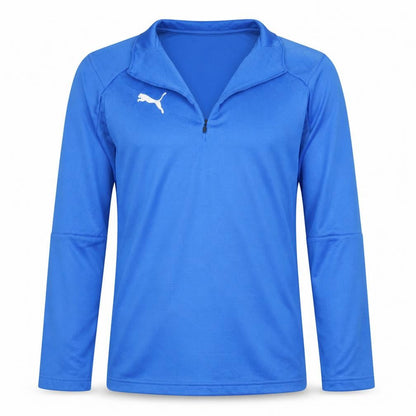 Puma Men's Blue 1/4 Zip Sports Pullover Sweatshirt Size S
