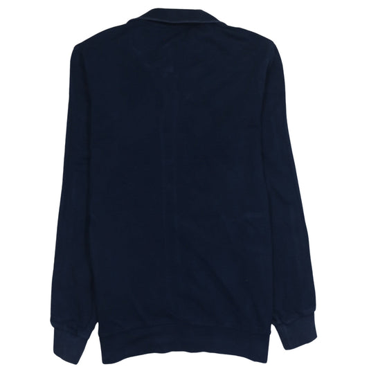 adidas Men's Blue Full Zip Collared Jumper Size M
