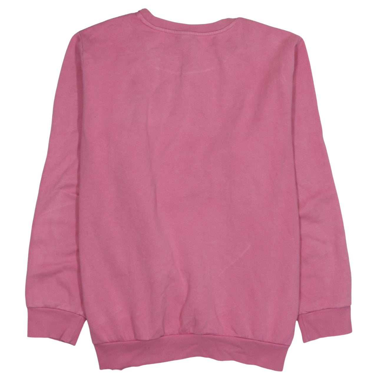 Adidas Women Pink Crew Neck Pullover Sweatshirt 4XL Logo Detail