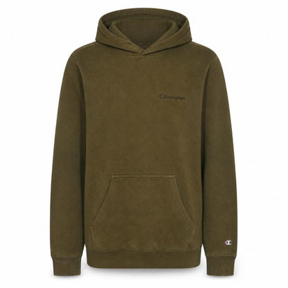 Champion Men's Green Pullover Hoodie Medium Regular Fit