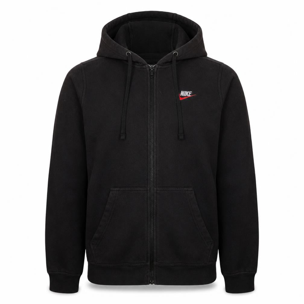 Nike Men's Black XS Full Zip Fleece Hoodie Sweatshirt