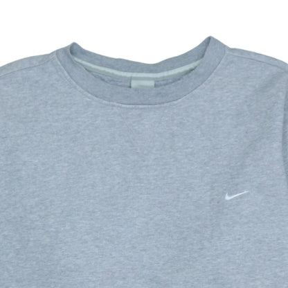 Nike Men’s Grey XL Pullover Sweatshirt Crew Neck Graphic Sports Top