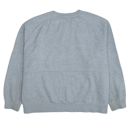 Nike Air Women's Grey Pullover Sweatshirt XL Logo Print