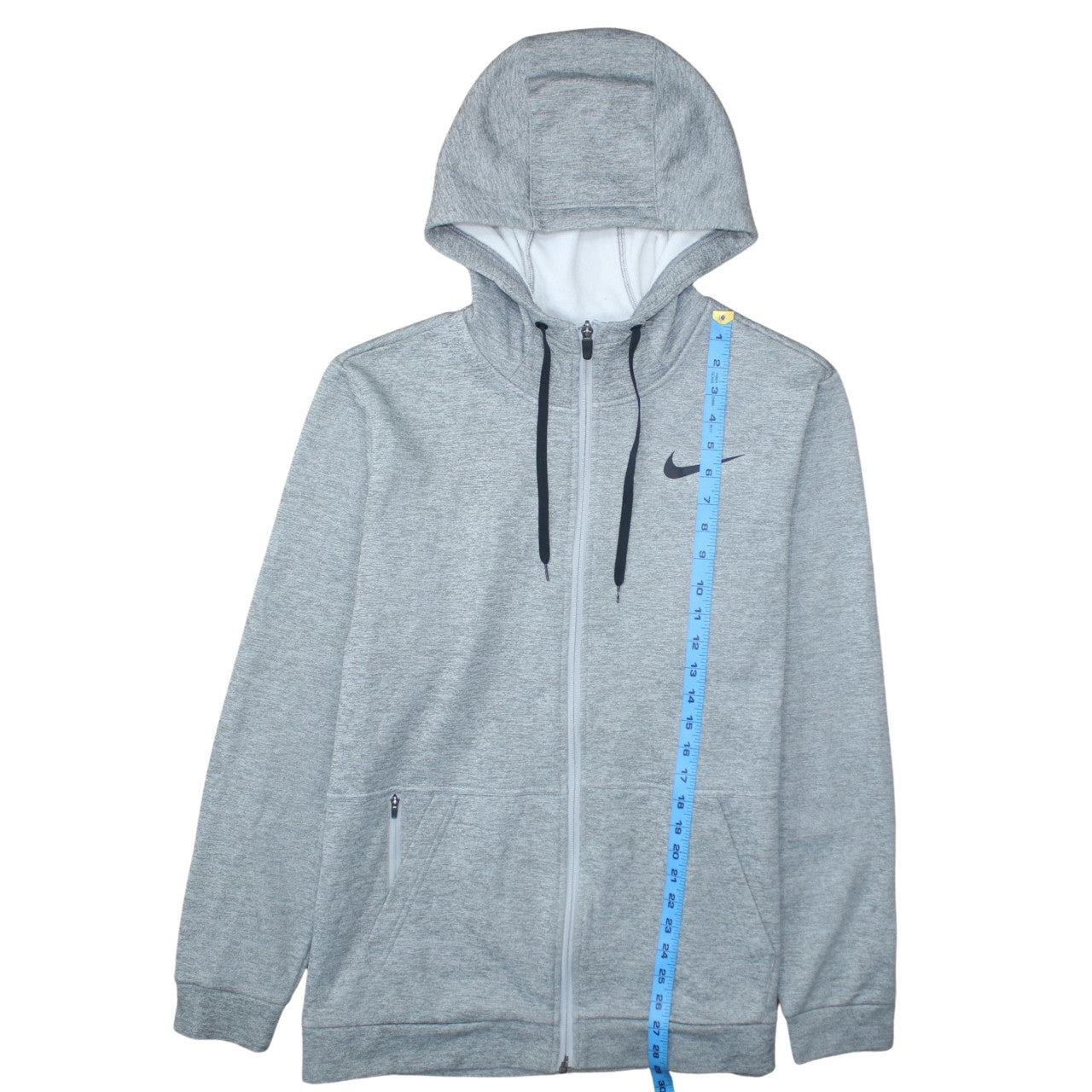 Nike Men's Grey Therma-Fit Full Zip Hoodie Size L Sportswear