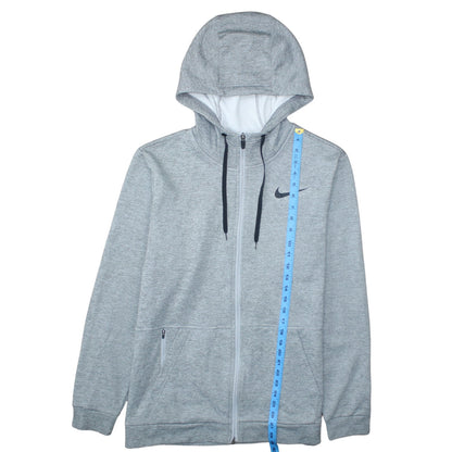Nike Men's Grey Therma-Fit Full Zip Hoodie Size L Sportswear