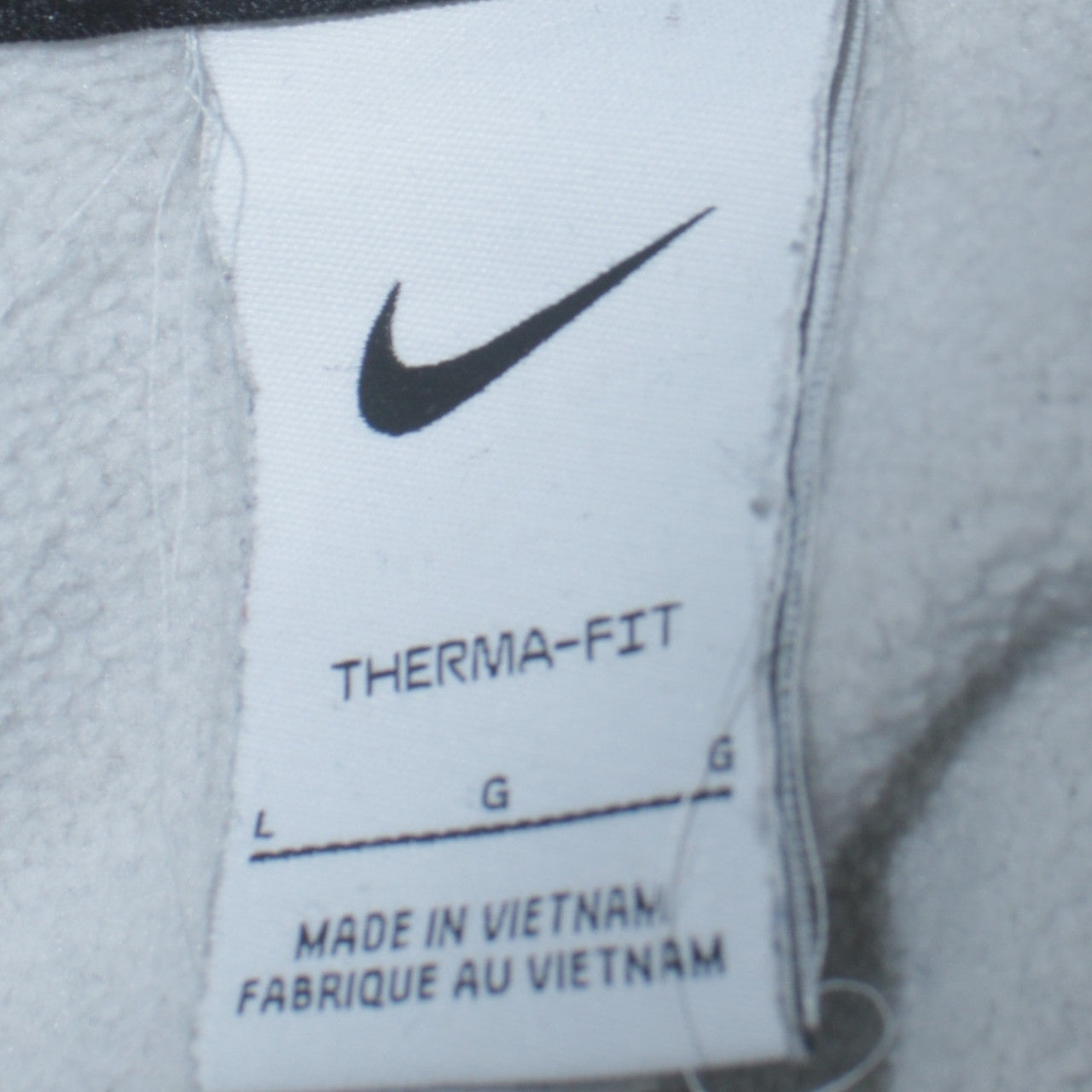Nike Men's Grey Therma-Fit Full Zip Hoodie Size L Sportswear