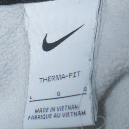 Nike Men's Grey Therma-Fit Full Zip Hoodie Size L Sportswear