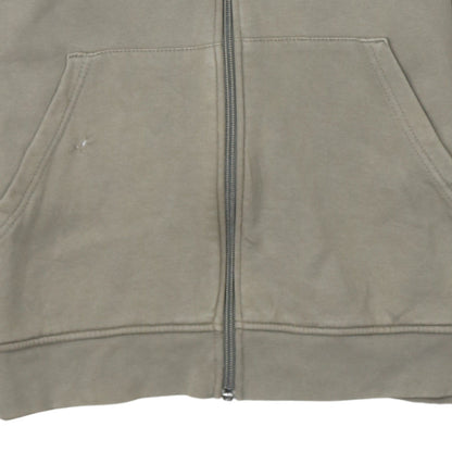 adidas Teens Brown Full Zip Hoodie 164 Regular Fit Fleece Sportswear