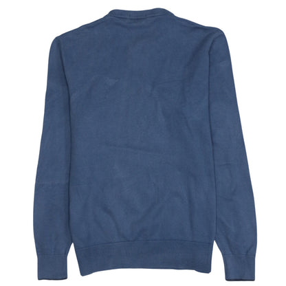 Timberland Men Blue Cotton Crew Neck Pullover Jumper L