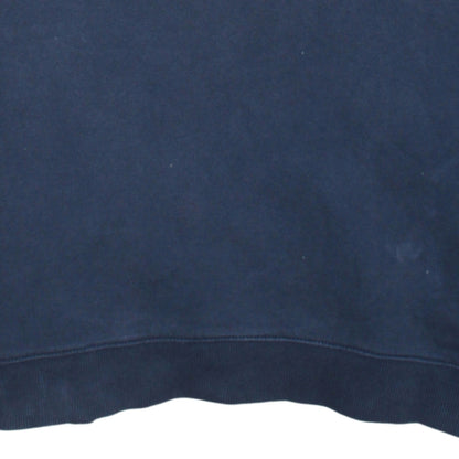 Tommy Hilfiger Boys Navy Blue Pullover Hoodie 176 Cotton Logo Print