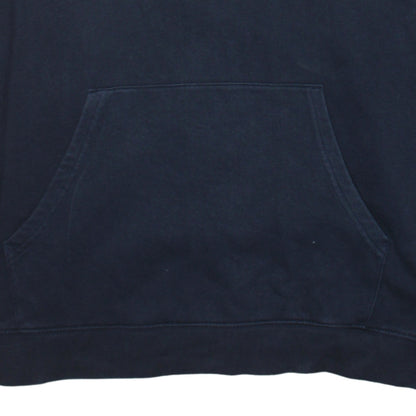 Champion Men's Blue 2XL Pullover Hoodie with Logo Design