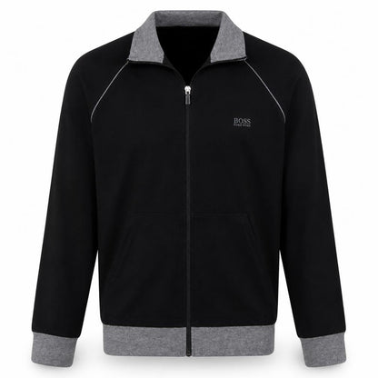 Hugo Boss Men's Black Track Jacket M Lightweight Full Zip