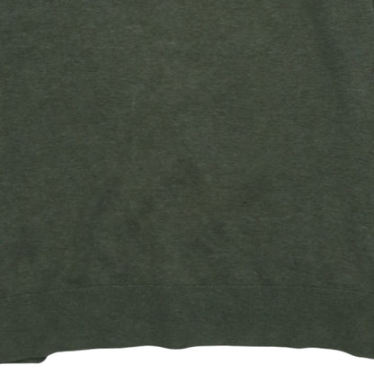Tommy Hilfiger Men's Green XL Cotton Crew Neck Pullover Jumper
