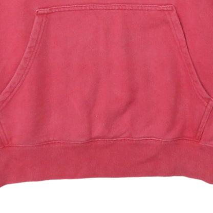 Champion Men's Red Pullover Hoodie Large Logo Sportswear