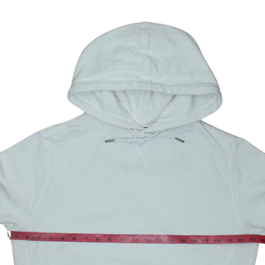 Calvin Klein Jeans Men's White Pullover Hoodie M Regular Fit