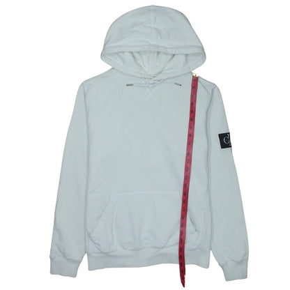Calvin Klein Jeans Men's White Pullover Hoodie M Regular Fit