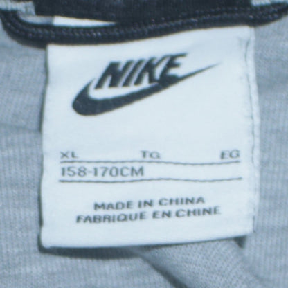 Nike Boys Grey Full Zip Hoodie XL 158-170cm Sportswear Sweatshirt