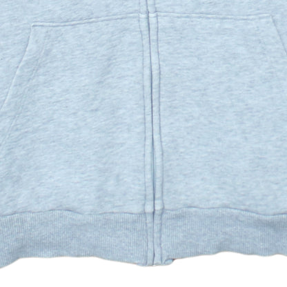 Puma Womens Grey Full Zip Hoodie UK 14 L Hooded Sweatshirt