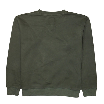 G-Star RAW Men's Green Crew Neck Pullover Sweatshirt L