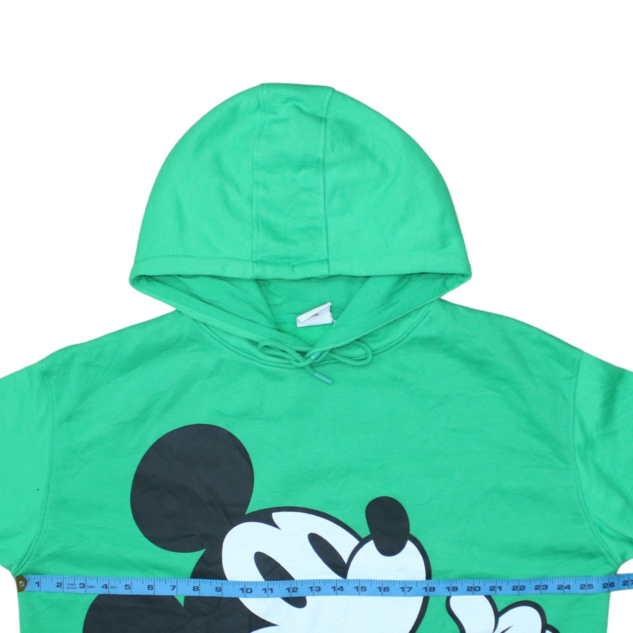 Disney Women Green Mickey Mouse Pullover Hoodie XL