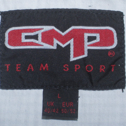 CMP Team Sport Men's Black Check Bomber Jacket L Cotton Yankees Style