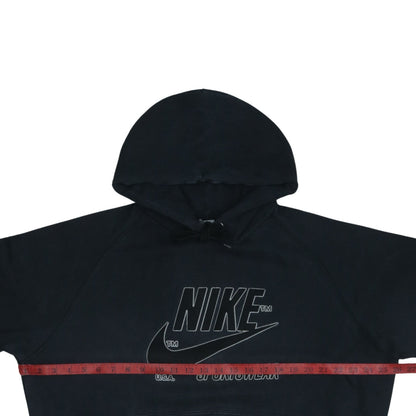 Nike Men's Black Pullover Hoodie L Sportswear Graphic Fleece