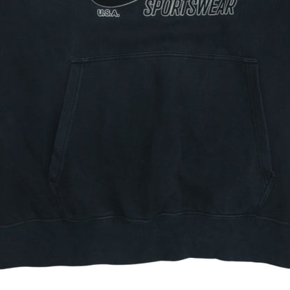Nike Men's Black Pullover Hoodie L Sportswear Graphic Fleece