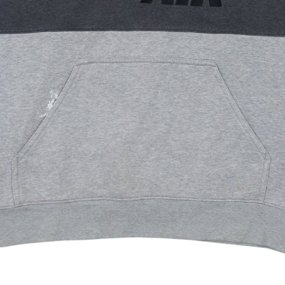 Nike Air Men's Grey Colourblock Pullover Hoodie Size L