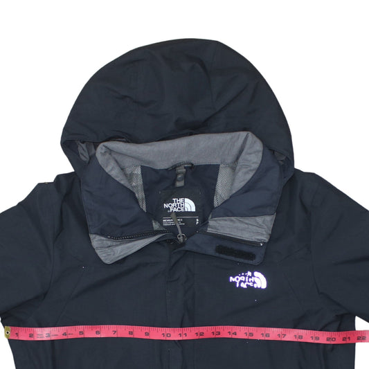 The North Face Mens Black Small Waterproof Hooded Jacket