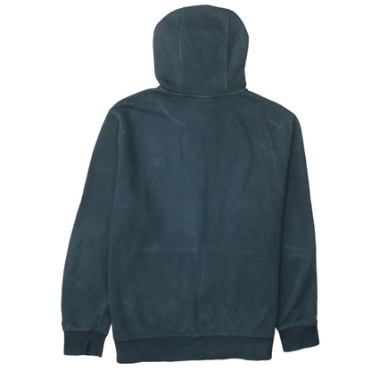 Nike Men's Black Full Zip Hoodie L Regular Cotton Blend