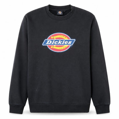 Dickies Men's Black XL Pullover Fleece Sweatshirt Logo Crew Neck
