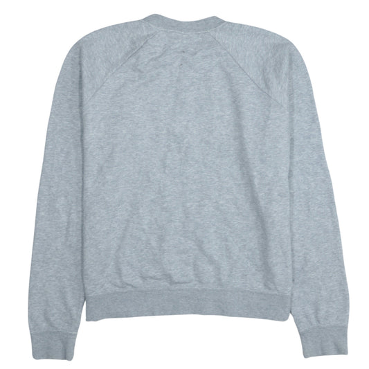 Nike Womens Grey Crew Neck Pullover Sweatshirt M Casual