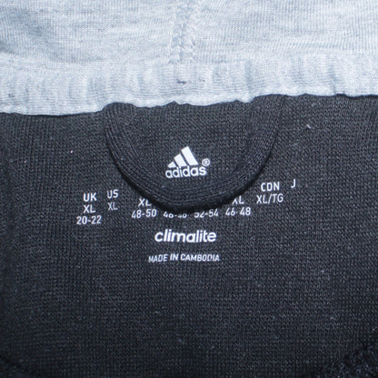 Adidas Womens Black Full Zip Hoodie XL Climalite Lightweight Hooded