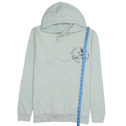 Disney Women’s Mint Green Mickey Mouse Cotton Hoodie Size 14 XL
