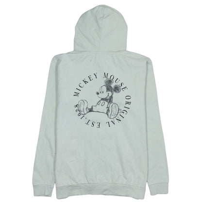 Disney Women’s Mint Green Mickey Mouse Cotton Hoodie Size 14 XL