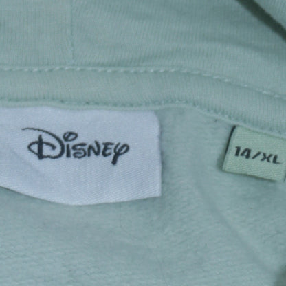 Disney Women’s Mint Green Mickey Mouse Cotton Hoodie Size 14 XL
