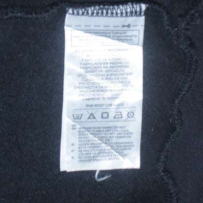 Adidas Womens Black Crew Neck Pullover Sweatshirt L 16-18