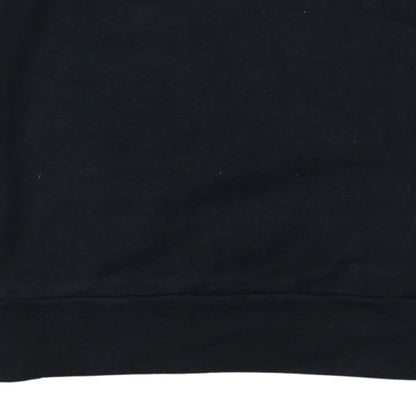 Adidas Womens Black Crew Neck Pullover Sweatshirt L 16-18