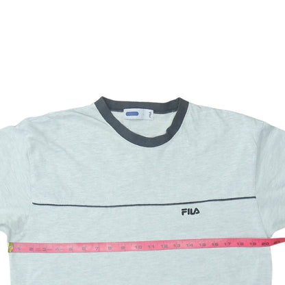 Fila Men's Grey Short Sleeve Crew Neck T-Shirt Size L