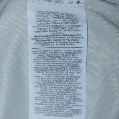 Nike Men's Grey Pullover Hoodie L Lightweight Sportswear