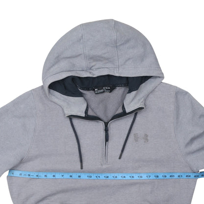 Under Armour Men's Grey XL 1/4 Zip ColdGear Hoodie
