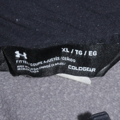 Under Armour Men's Grey XL 1/4 Zip ColdGear Hoodie
