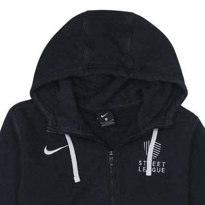 Nike Men's Black Full Zip Hoodie Medium Street League Sportswear